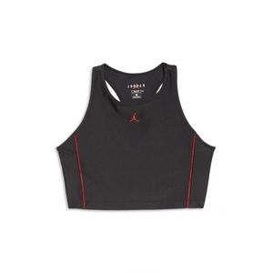 Women's Nike Jordan Plus  Essential Crop Tops Tank Top 'Black' DD0283-010 NWT